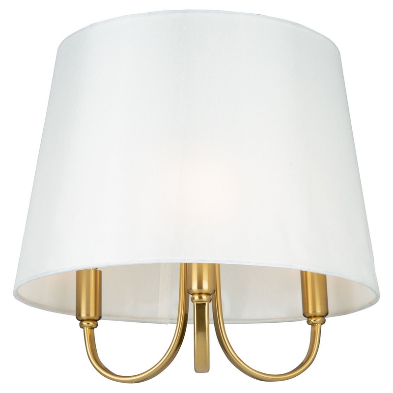 Rhythm Semi-Flush Mount – Brushed Gold