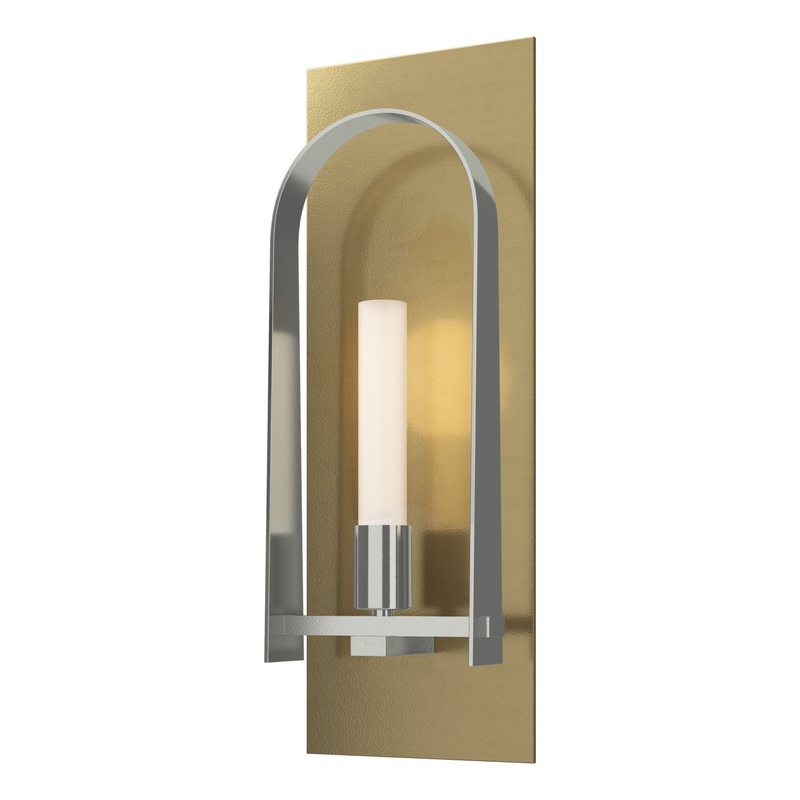 Triomphe 1-Light Sconce Modern Brass Sterling