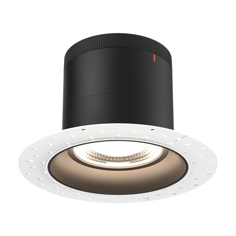 6″ Modular Downlight Black (Trimless) 35 Degrees Regressed