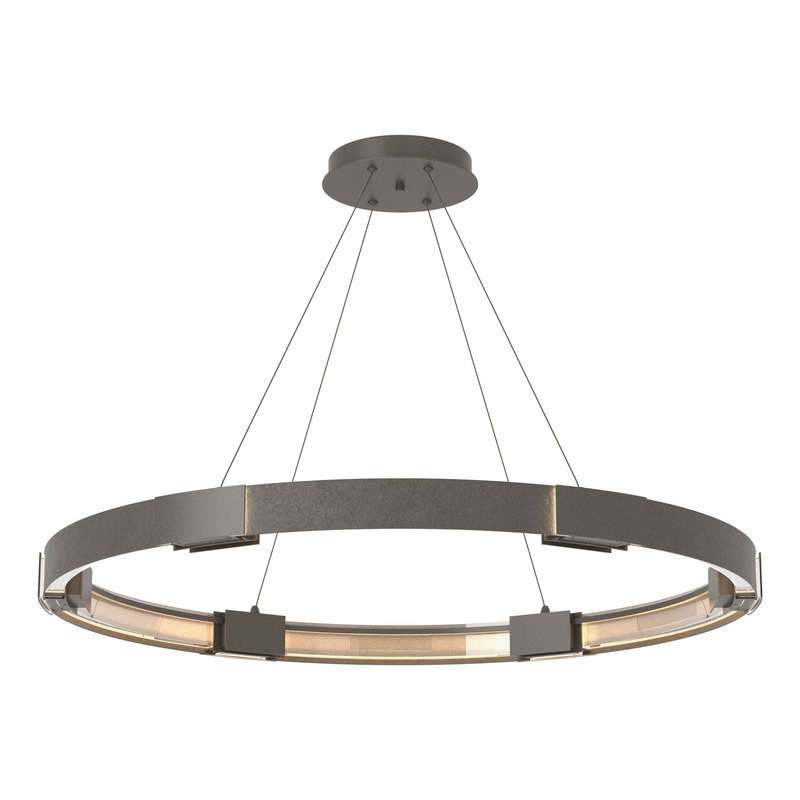 Aura Large LED Pendant Dark Smoke