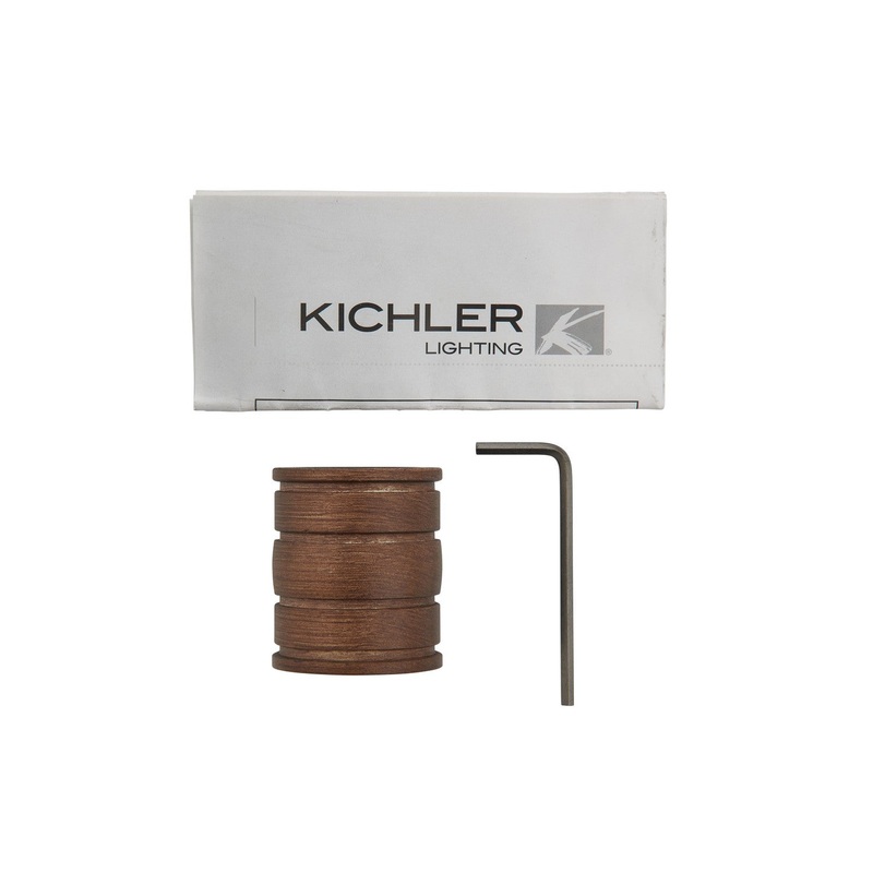 Decorative Coupler from the Accessory Collection in Walnut Finish by Kichler