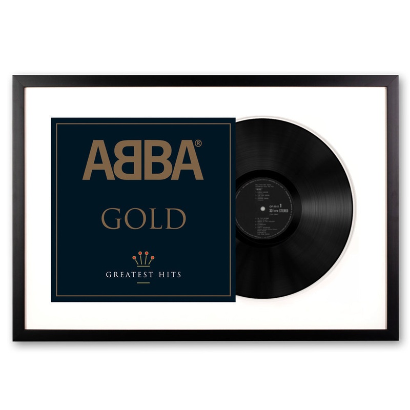 Framed ABBA GOLD – Double Vinyl Album Art