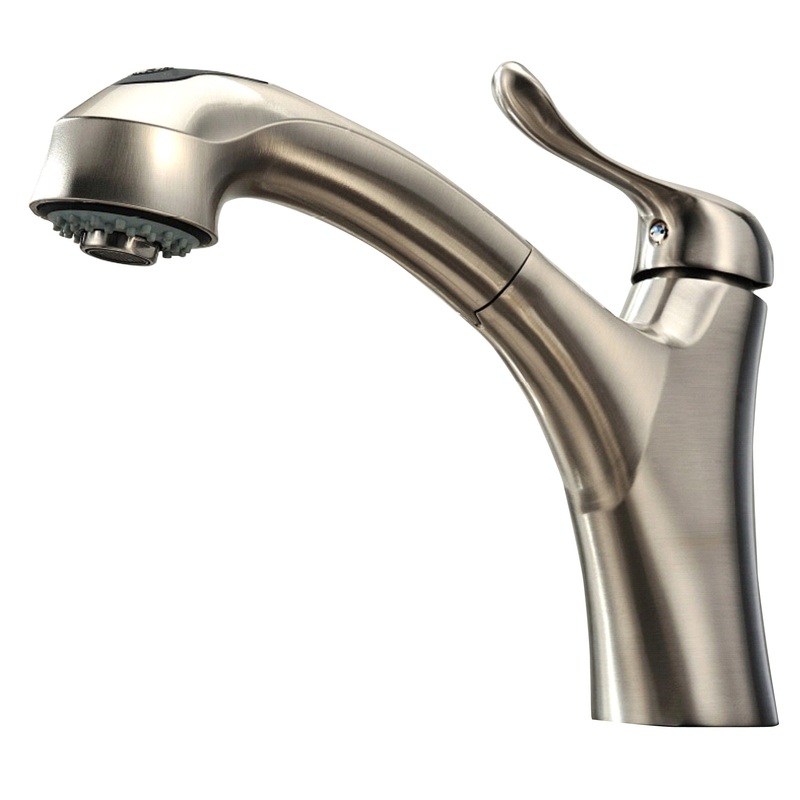 Jem Collection Single Hole/Single Lever Handle Faucet with a Pull Out Spray Head