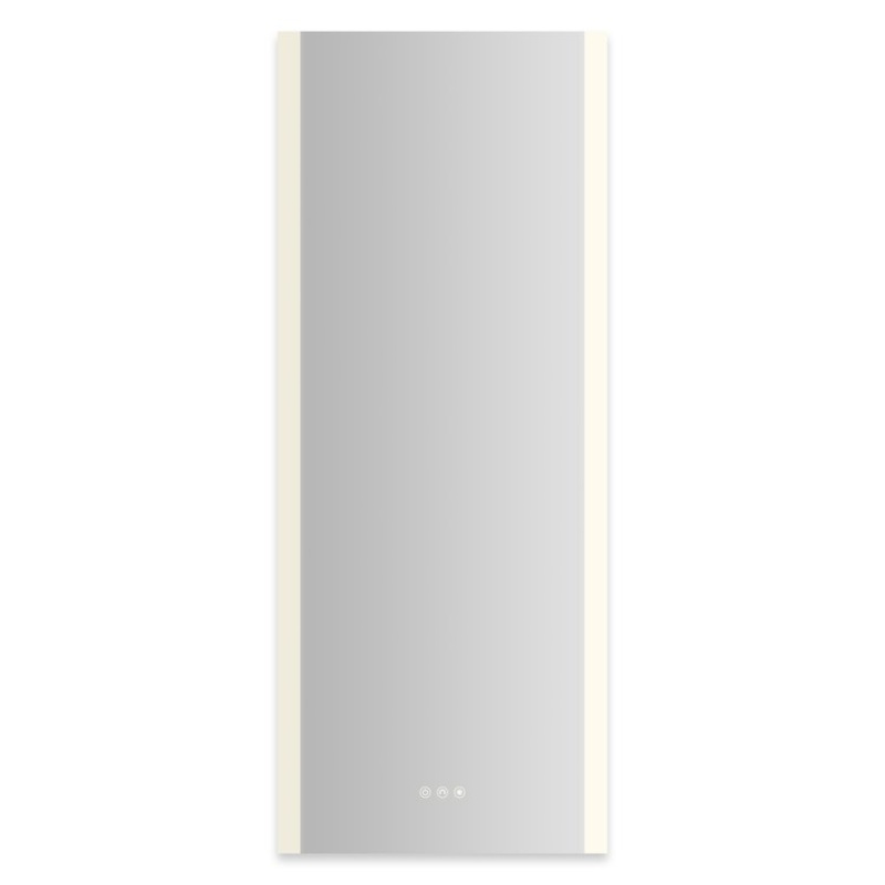 Medicine Cabinet AIO 20 x 48 Inch with Vertical Edge Lighting 1 Doors Triple Mirror Right Hinge