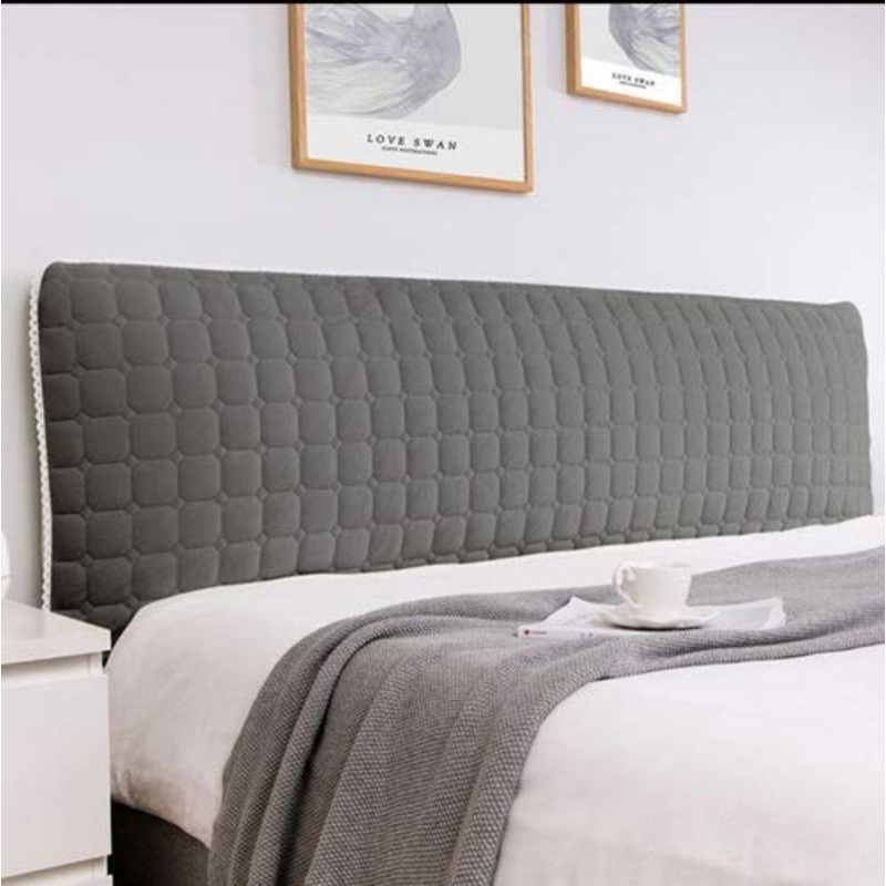 OOFAYWFD Fodera per Testiera all-Inclusive Elastica Cover Copertura Testiera Letto, Copri Testata Letto Matrimoniale Singolo per Letto Fodera Protezione Elastico Coperchio Testata Letto