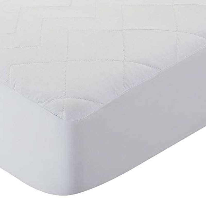 Pikolin Home – Proteggi/coprimaterasso imbottito con trattamento anallergico, con membrana impermeabile e traspirante in tessuto 100% cotone