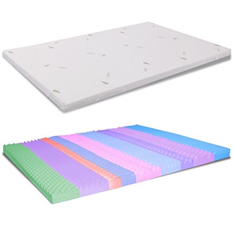 Topper Memory Una Piazza E Mezza 120X190X5 CM SFODERABILE Aloe Vera – CORRETTORE Materasso BUGNATO