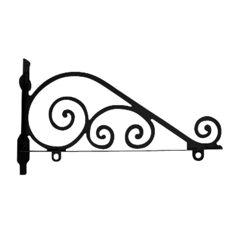 Village Wrought Iron SGB-103-24 Traditional Sign Bracket 24 Inch