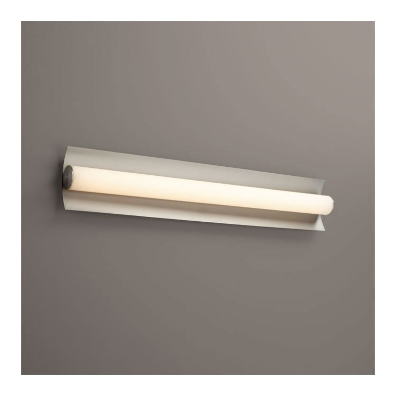 Wave Two-Light 35″ LED Bathroom Vanity Fixture – Satin Nickel