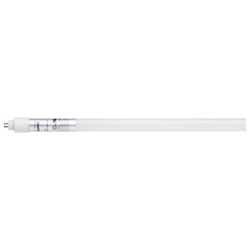 25 Watt 4 Foot T5 LED – CCT Selectable – G5 Base – Type B – Ballast Bypass – Single or Double Ended Wiring – White Finish – 120-277 Volt Light Bulb by Satco