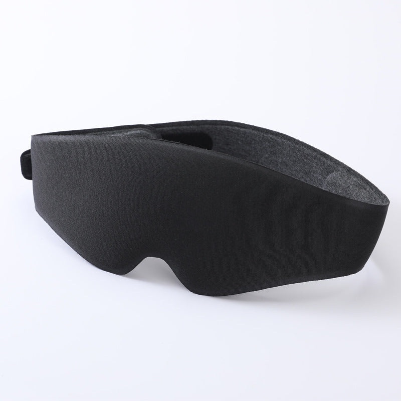 2pcs 3D Contour Blackout Sleep Mask – Ergonomic Eye Mask, Provides Total Darkness and Comfortable Sleep, Adjustable Strap(black)