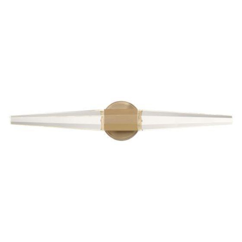 Beaumont LED Bathroom Vanity Light Noble Brass