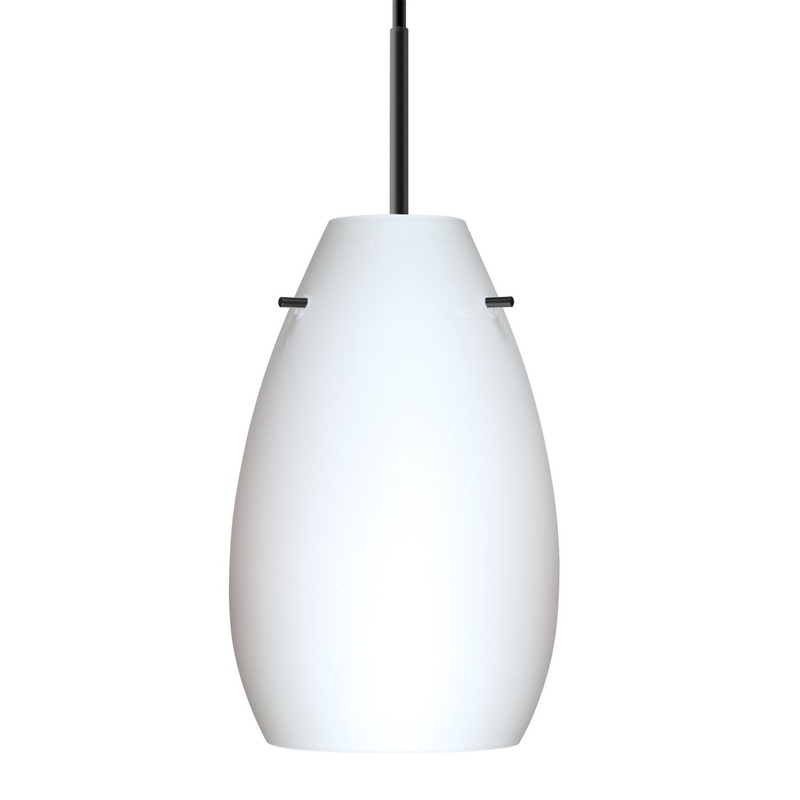 Besa 1JT-412607-BK Besa Pera 9 Pendant One Light Pendant Black