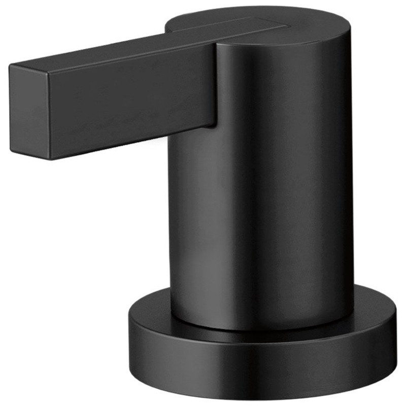 Handle Kit Litze Metal 2 Extended Lever Matte Black ADA for Roman Tub Faucet Trim