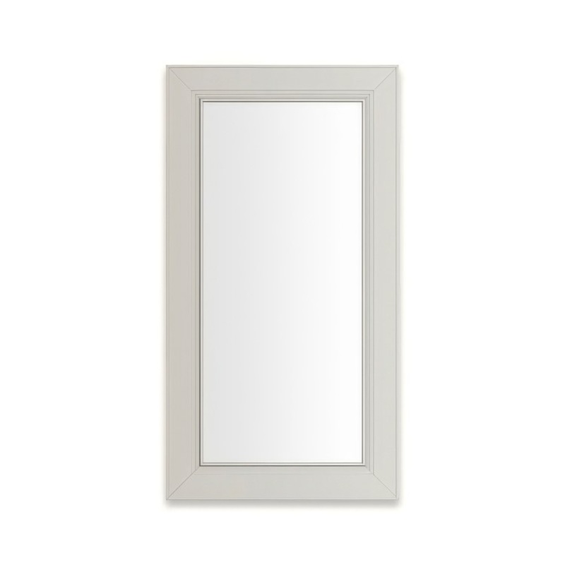 Medicine Cabinet Main Line 16 x 40 Inch 1 Doors Framed Mirror Polished Nickel Flat Top Merion Frame Slow Close Hinges Sliding Magnification Mirror Magnetic Strip Interior Lighting USB Charging ports Electrical Outlets Phone Holder 4 Inch