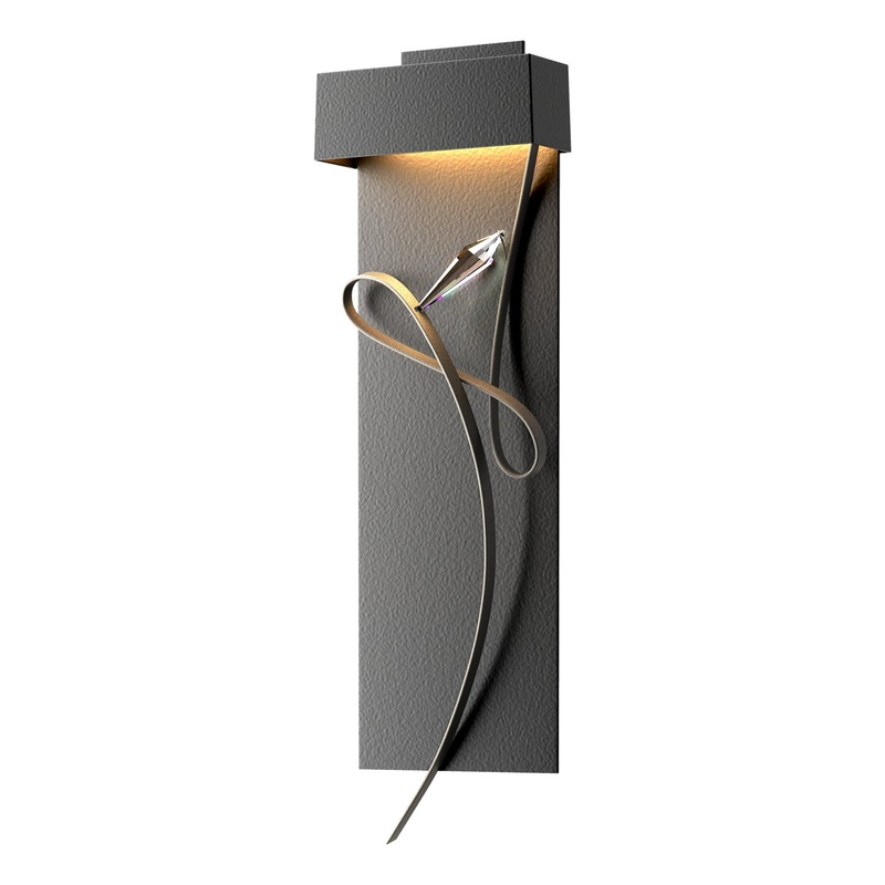 Rhapsody LED Sconce Black Natural Iron