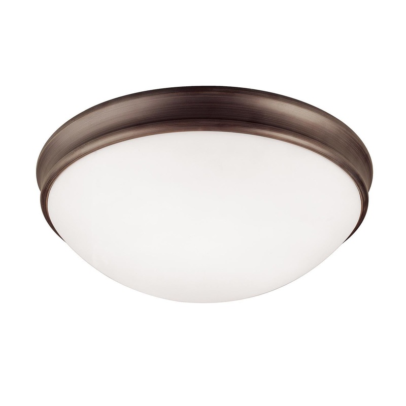 Capital Lighting 2032OR Hansen 2 Light Flush Mount Oil Rubbed Bronze