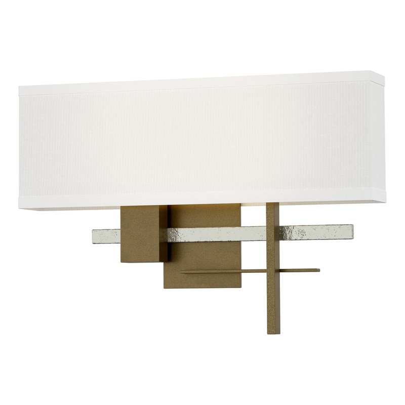 Cosmo Sconce Soft Gold Sterling Natural Anna Shade (SF)