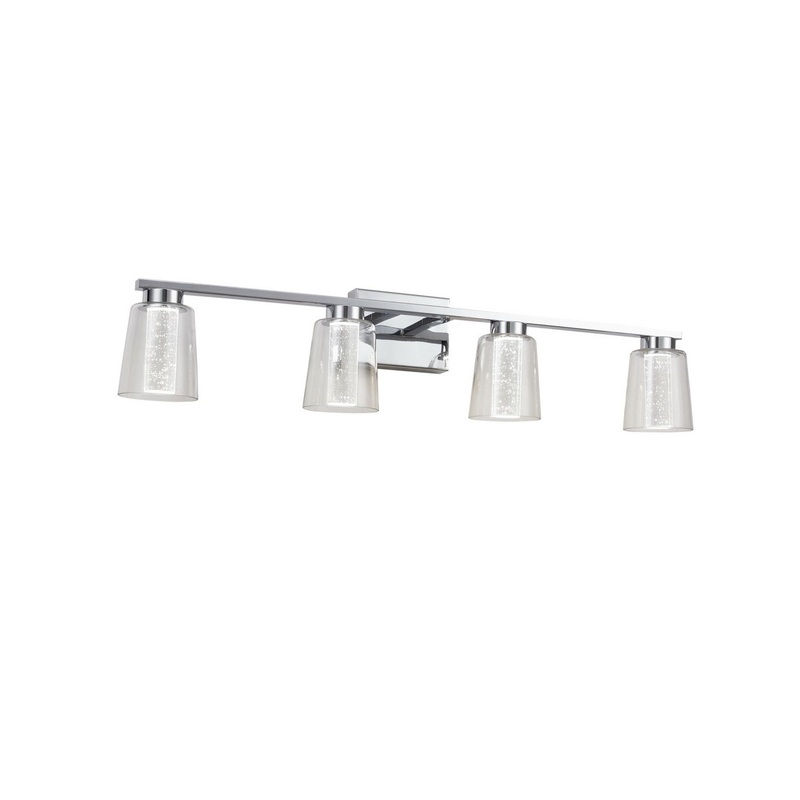 Dalton Bathroom Vanity Light – Chrome / 4-Light