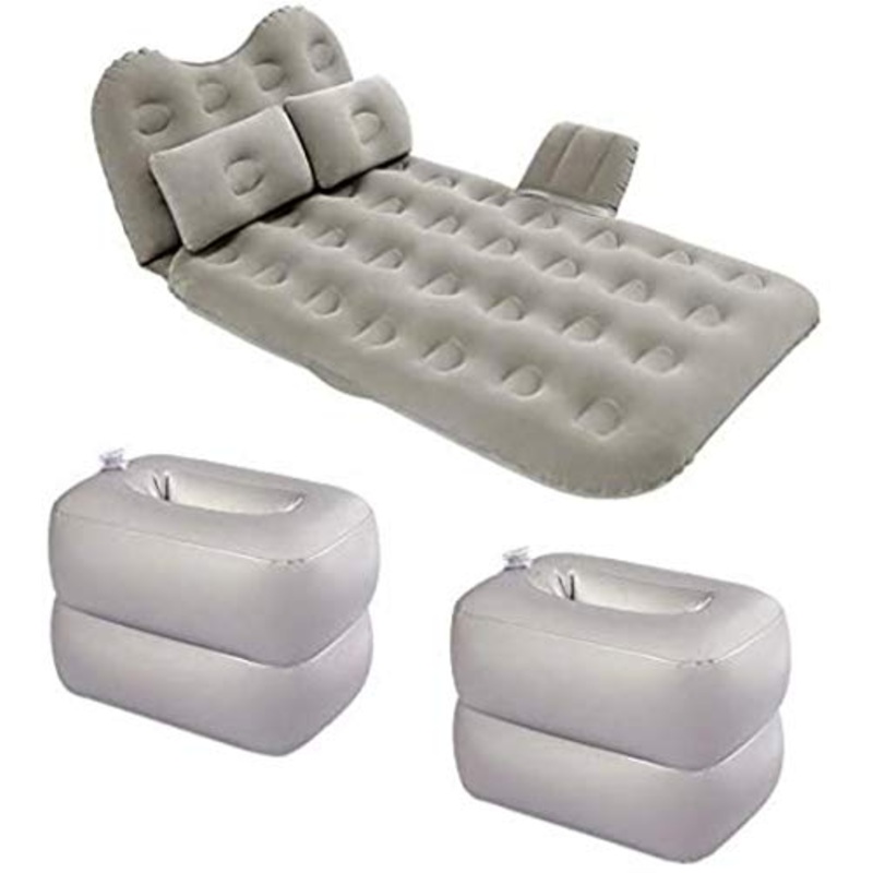 HongLianRiven Lettino da Viaggio Auto Gonfiabile Letto Multifunzionale Auto Gonfiabile Bed Car Head Protection Cuscino d’Aria Letto con Materasso a Blocchi di Viaggio affollamento Gonfiabile Bed 5-12