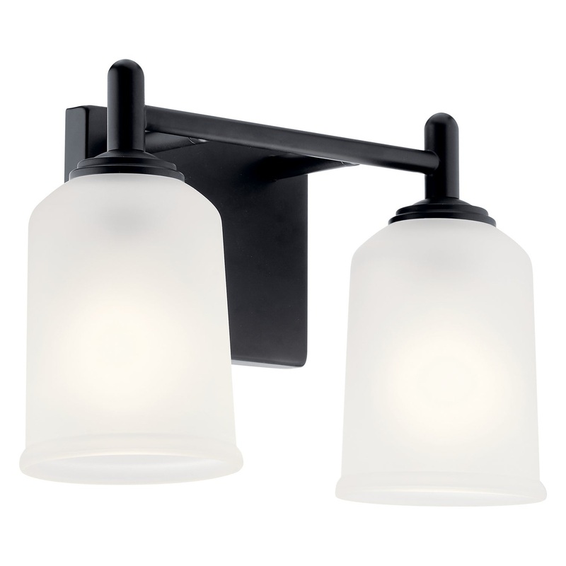 Kichler 45573BK Two Light Bath, Black