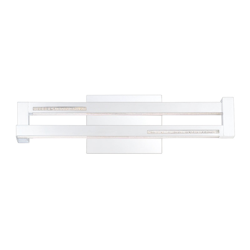 LED Bathbar from the Clinton Collection in Chrome Finish by Eurofase
