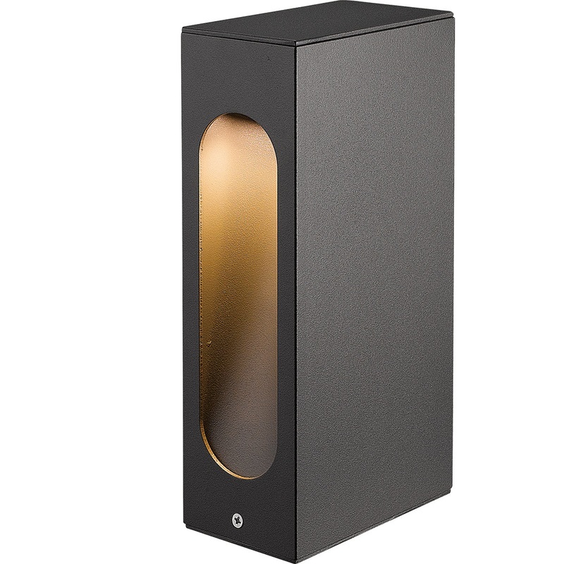 LED Bollard from the Led Bollard Collection in Graphite Grey Finish by Eurofase