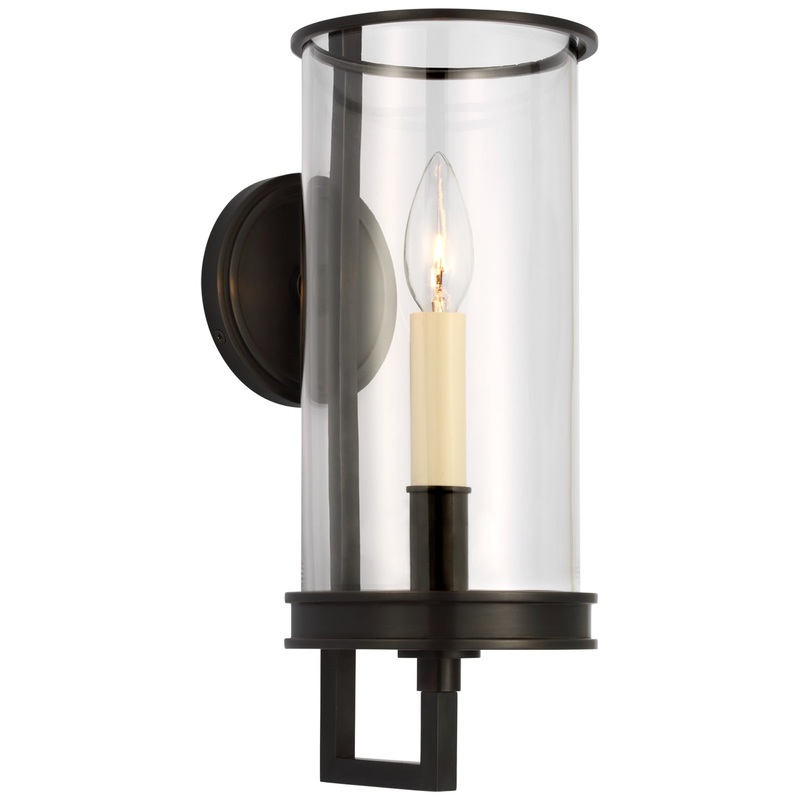 LED Wall Sconce from the Glendon Collection in Bronze Finish by Visual Comfort Signature