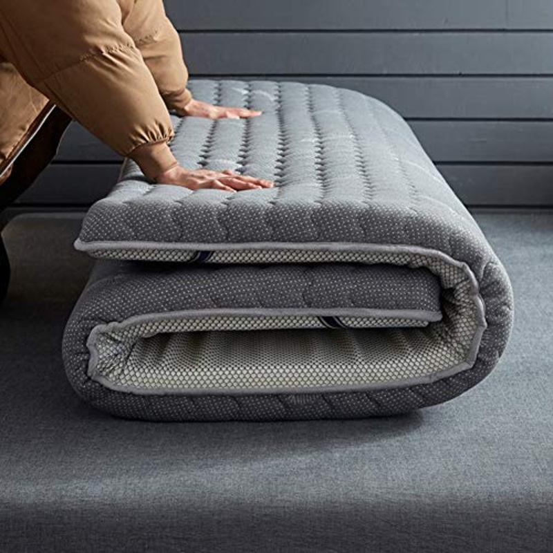 Lovehouse Futon – Coprimaterasso in cotone Tatami, antiscivolo, pieghevole, traspirante, adatto alla pelle, 90 x 200 cm