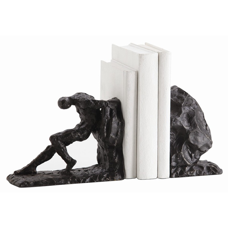 Arteriors 3127 Jacque Bookends, Set of 2 Bronze