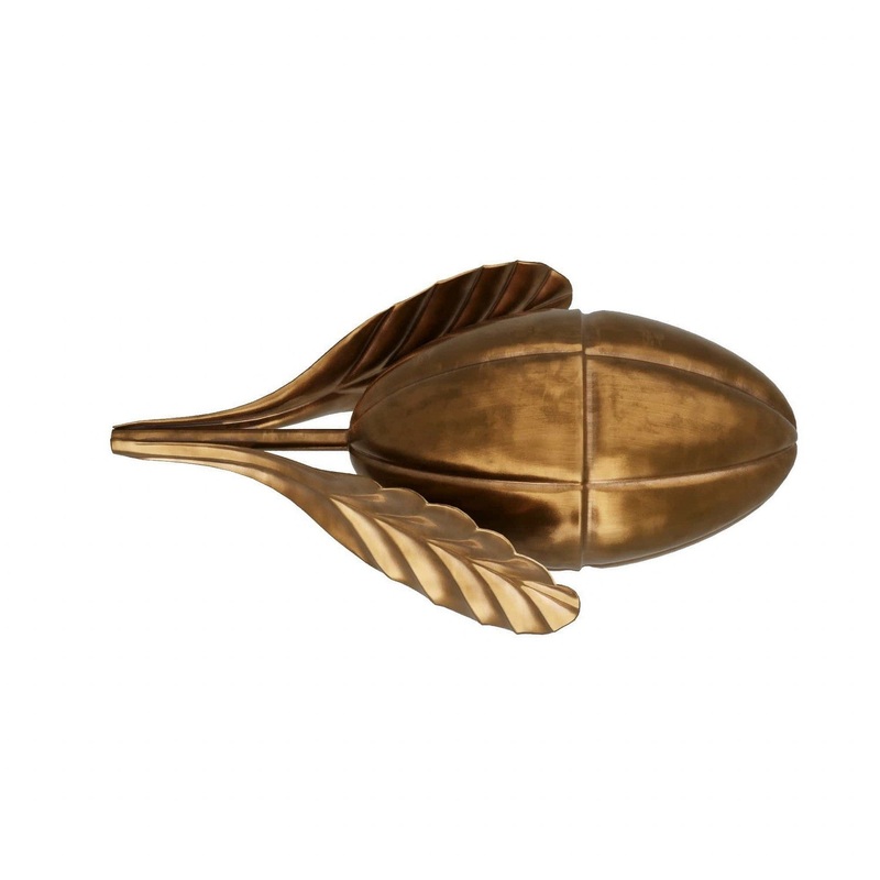 Arteriors GDASI02 Pitaya Sculpture Vintage Brass