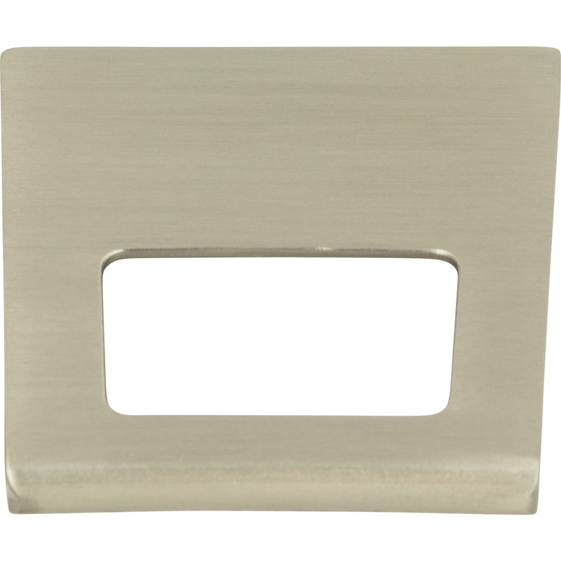 Atlas Homewares Mid Century Tab Pull 1 1/4 Inch (c-c) Brushed Nickel