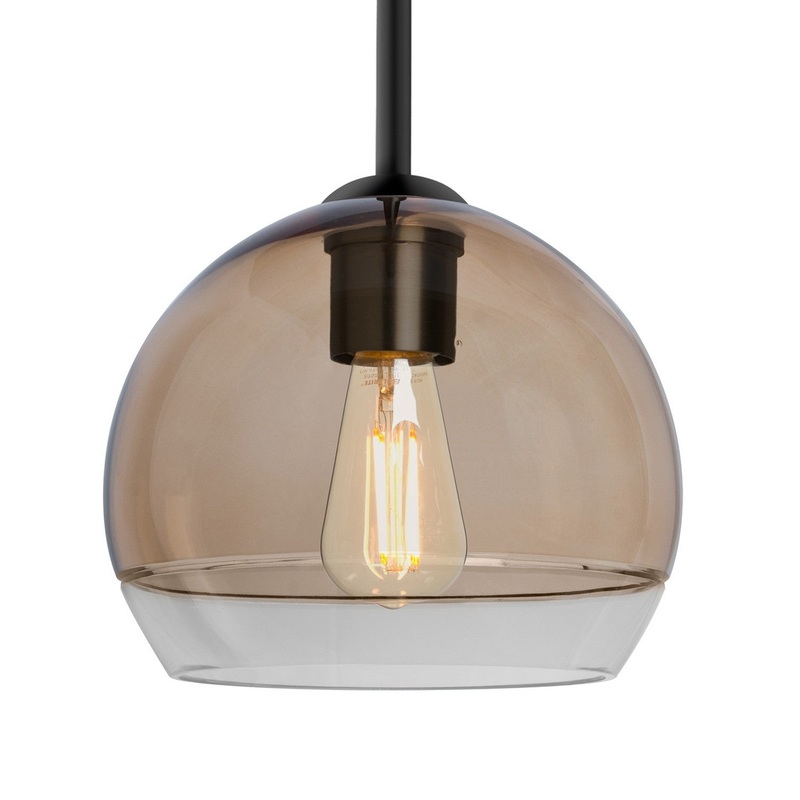 Besa 1TT-ALLY8SM-EDIL-BK Besa Ally 8 Stem Pendant LED Pendant Black