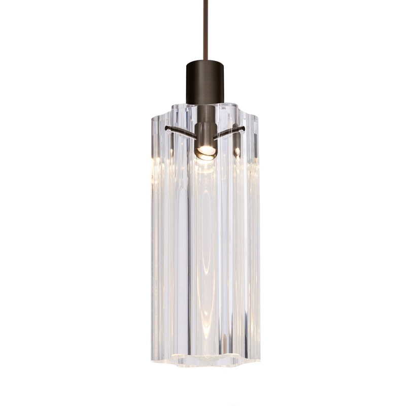 Besa 1XT-ICE7CL-LED-BR Besa Ice 7 Pendant LED Pendant Bronze