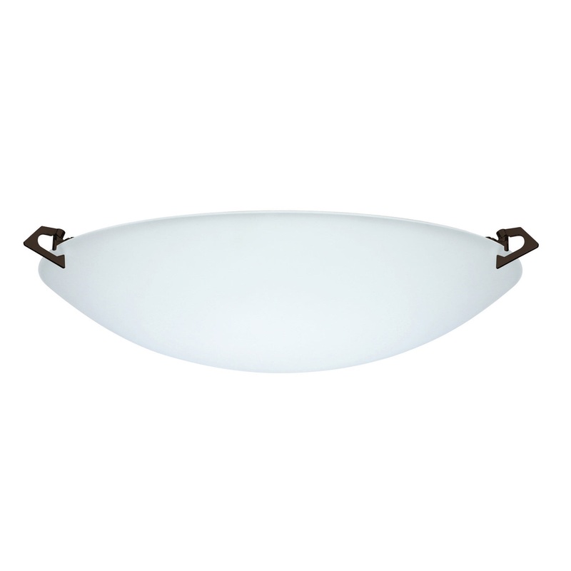 Besa 841925-MED-BR Sonya Three Light Ceiling Mount Bronze
