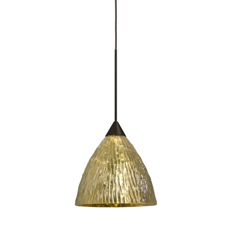 Besa XP-EVEGS-BR Eve One Light Pendant Bronze