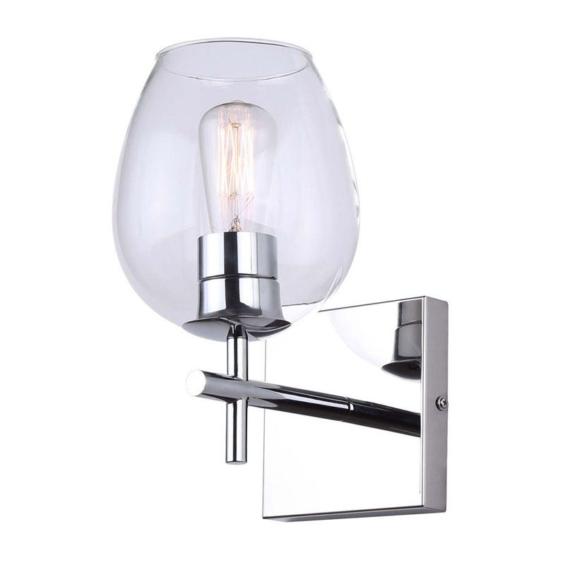 Canarm IVL1019A01CH Cain One Light Vanity Chrome