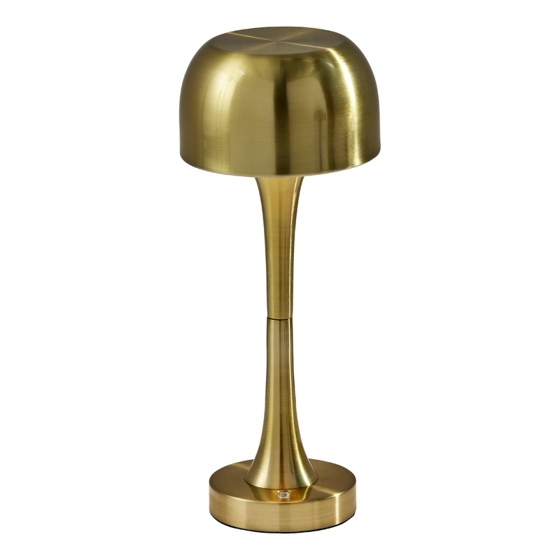 Jimmy LED Cordless Table Lamp Antique Brass