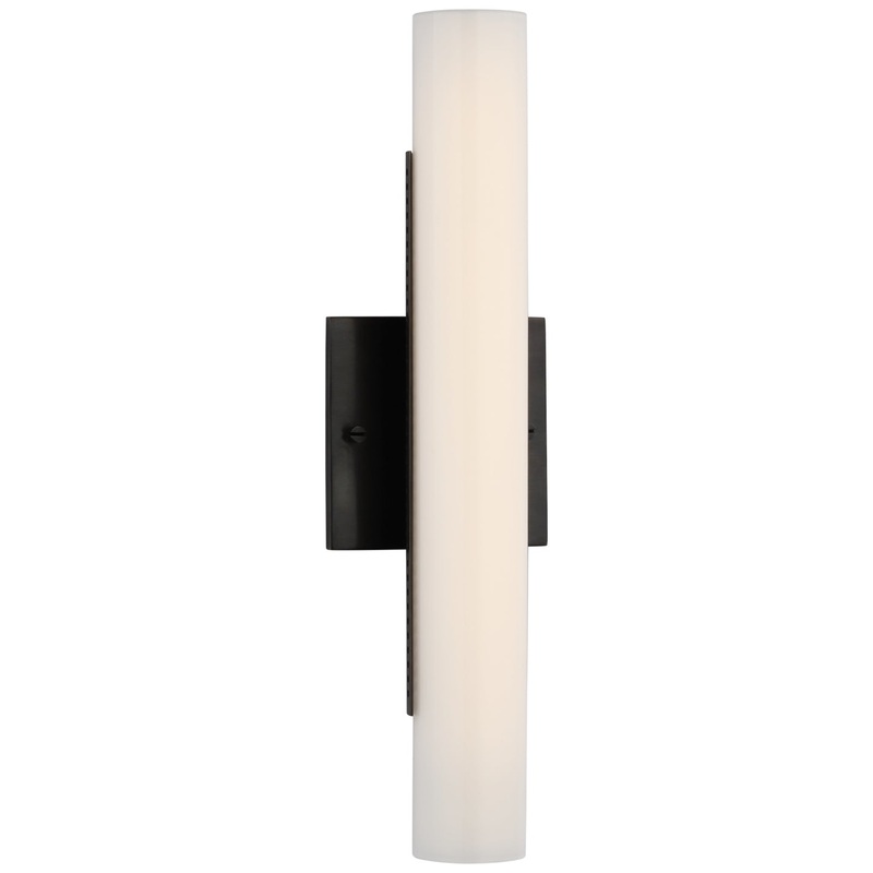 LED Bath Light from the Precision Collection in Bronze Finish by Visual Comfort Signature
