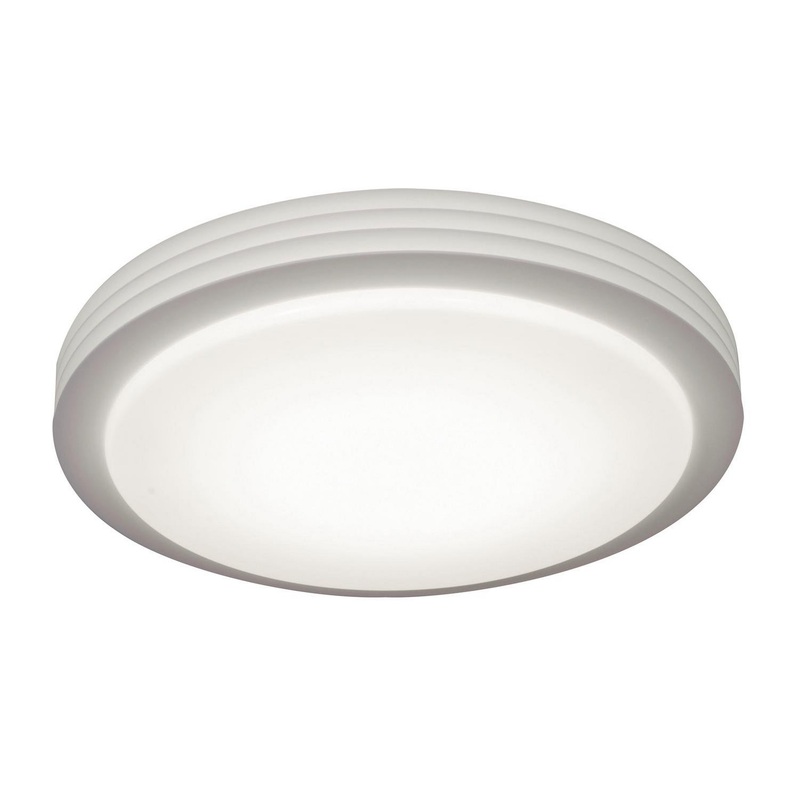 LED Flush Mount from the Lenox Collection in White Finish by AFX Lighting