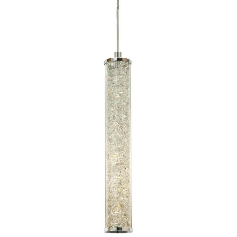 LED Pendant from the Jazz Collection in Polished Chrome Finish by Stone Lighting