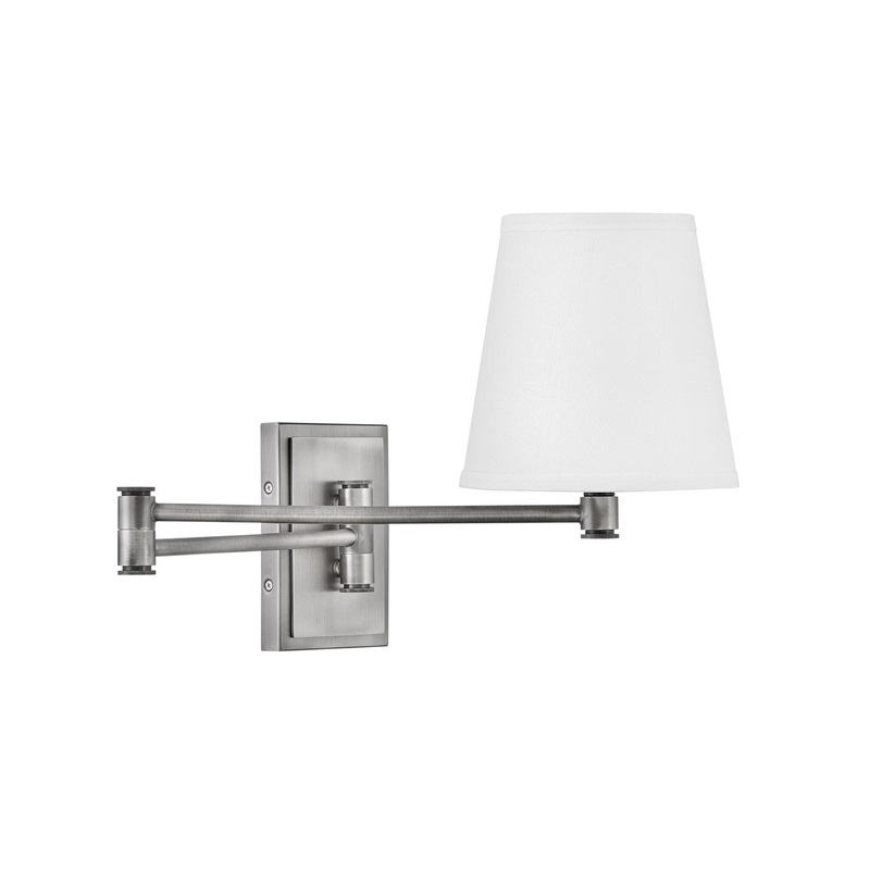 LED Wall Sconce from the Beale Collection in Antique Nickel Finish by Lark