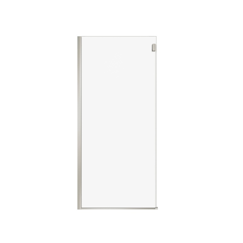 MAAX 139954-810-305-000 Duel Alto Return Panel for 36 in. Base with Clear glass in Brushed Nickel