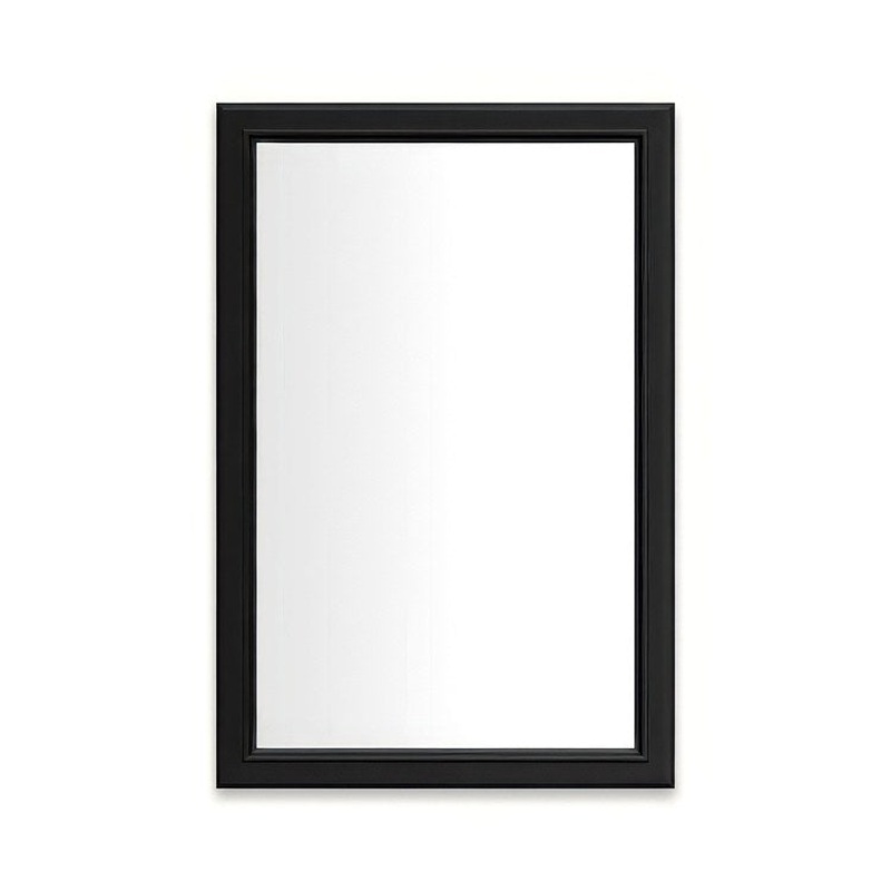 Medicine Cabinet Main Line 20 x 30 Inch 1 Doors Framed Mirror Brushed Black Flat Top Bryn Mawr Frame Slow Close Hinges Sliding Magnification Mirror Magnetic Strip Interior Lighting USB Charging ports Electrical Outlets Phone Holder 4 Inch