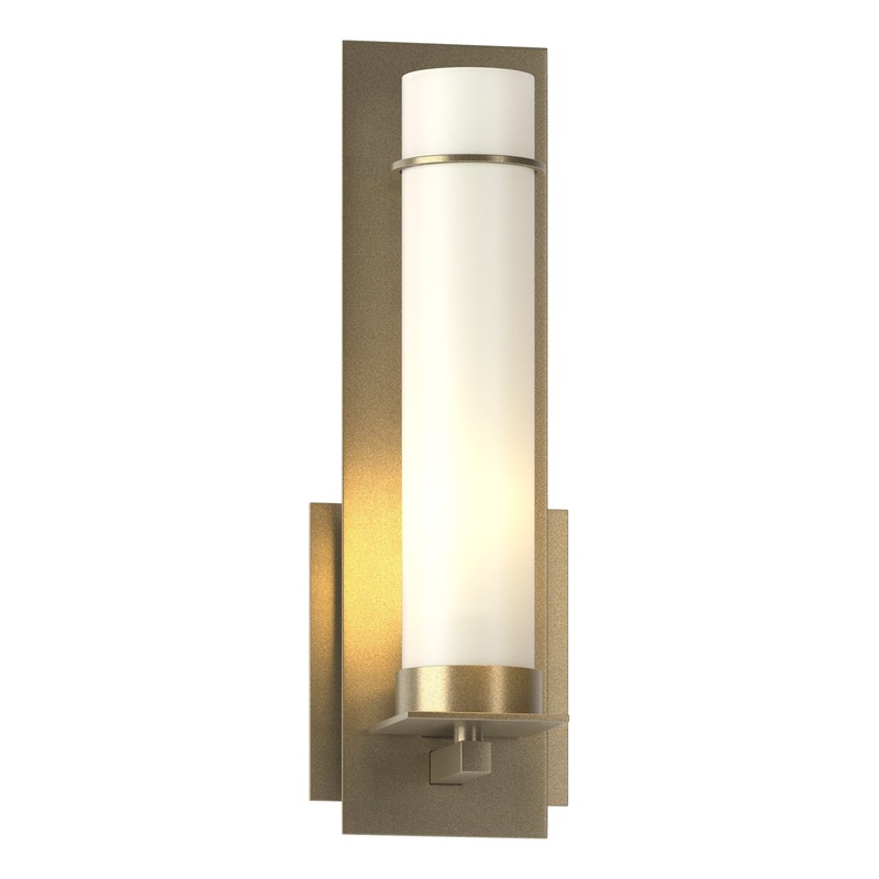 New Town Sconce Soft Gold Opal Glass (GG)