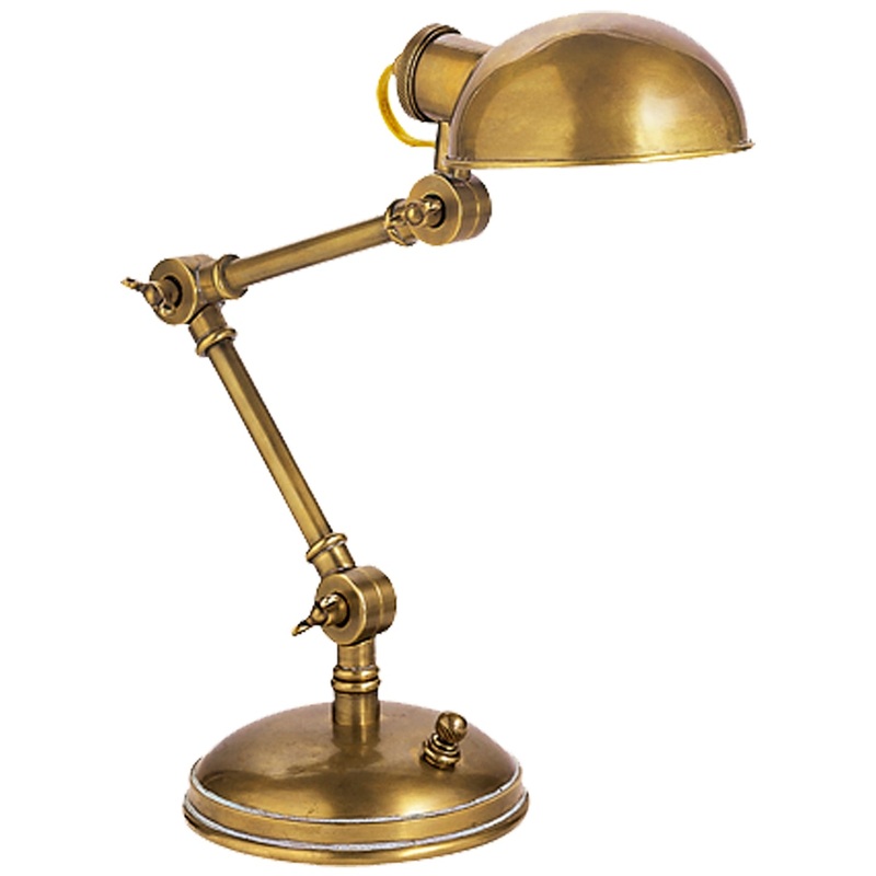 One Light Table Lamp from the Pixie Collection in Hand-Rubbed Antique Brass Finish by Visual Comfort Signature