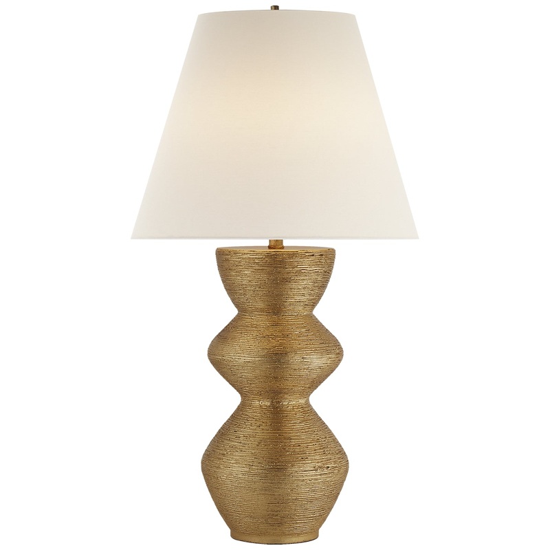 One Light Table Lamp from the Utopia Collection in Gild Finish by Visual Comfort Signature