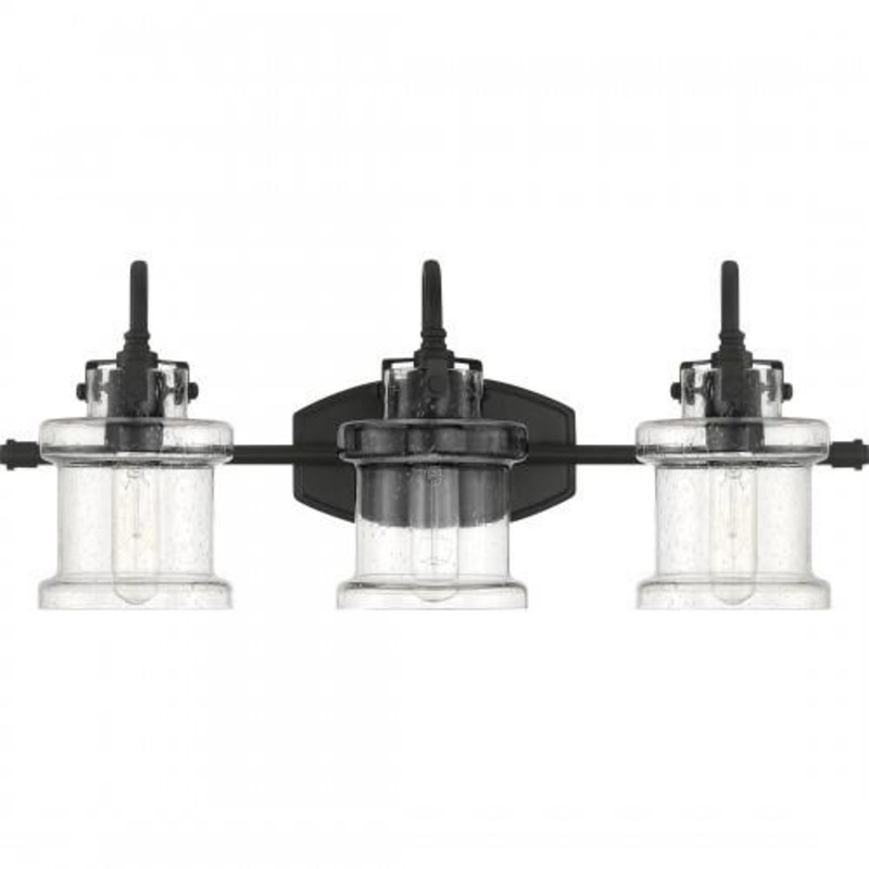 Quoizel DNY8603EK Danbury Bath 3 light earth black Bath Light