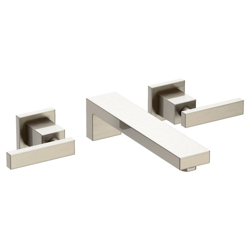 Skylar Two Handle Wall-Mount Bathroom Faucet – Antique Nickel