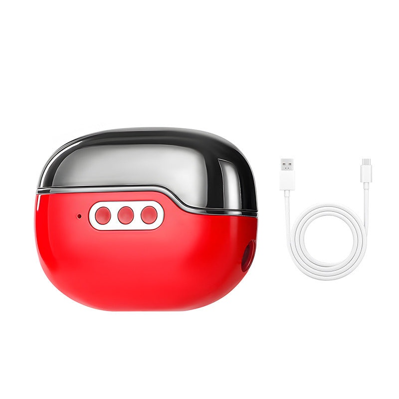 4-in-1 Electric Nail Care Device – Clipper, Grinder, Polisher & UV Sterilizer with Multiple Modes(red)